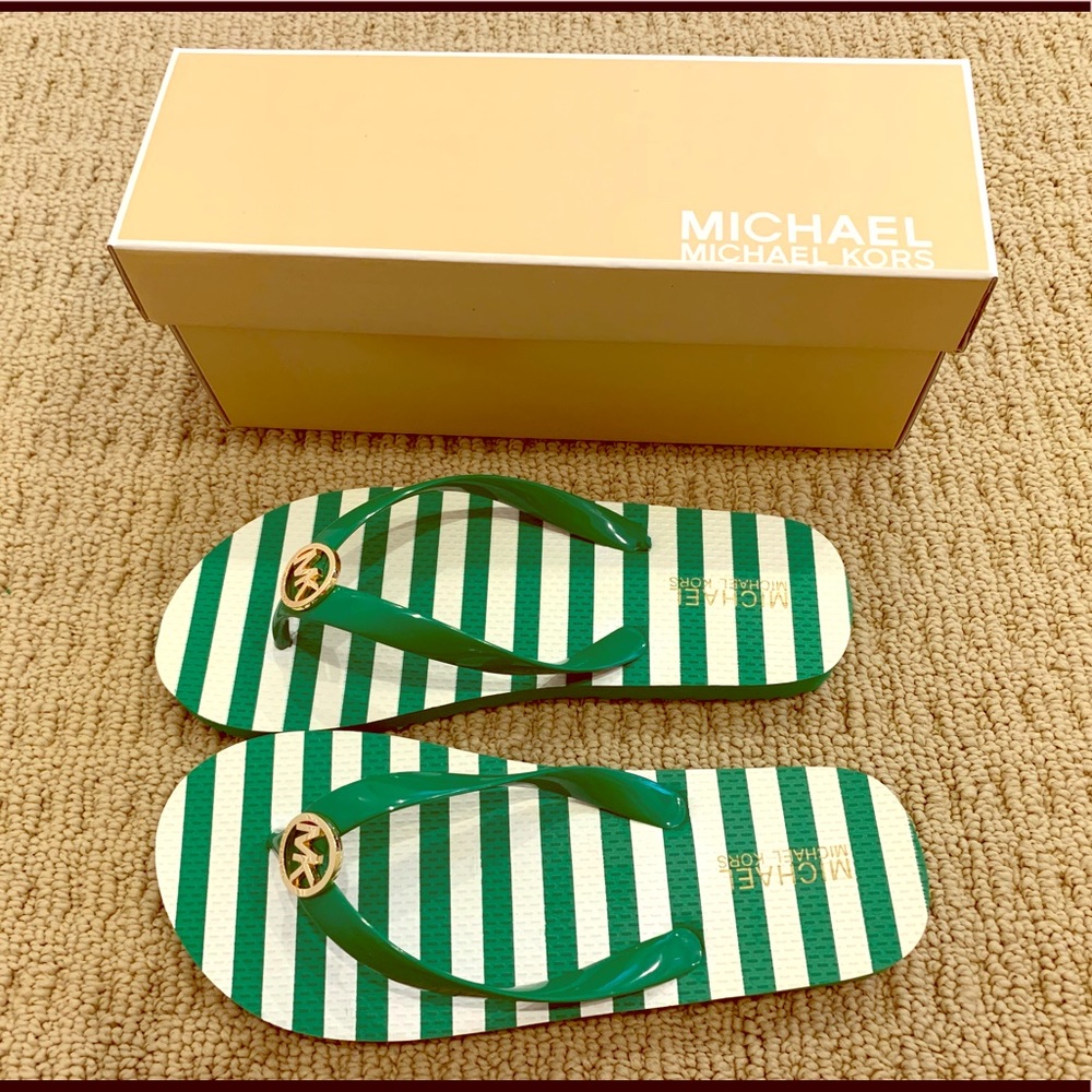 Michael Kors flip flops. Brand new!